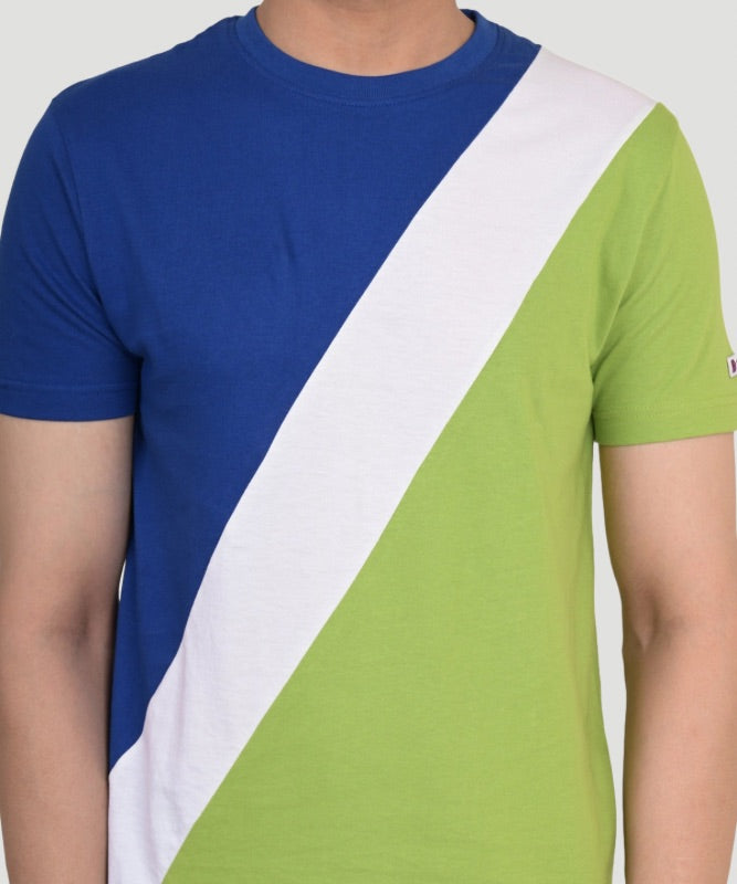 Indusvale Men's Multicolor Colorblock Regular Fit Shorts